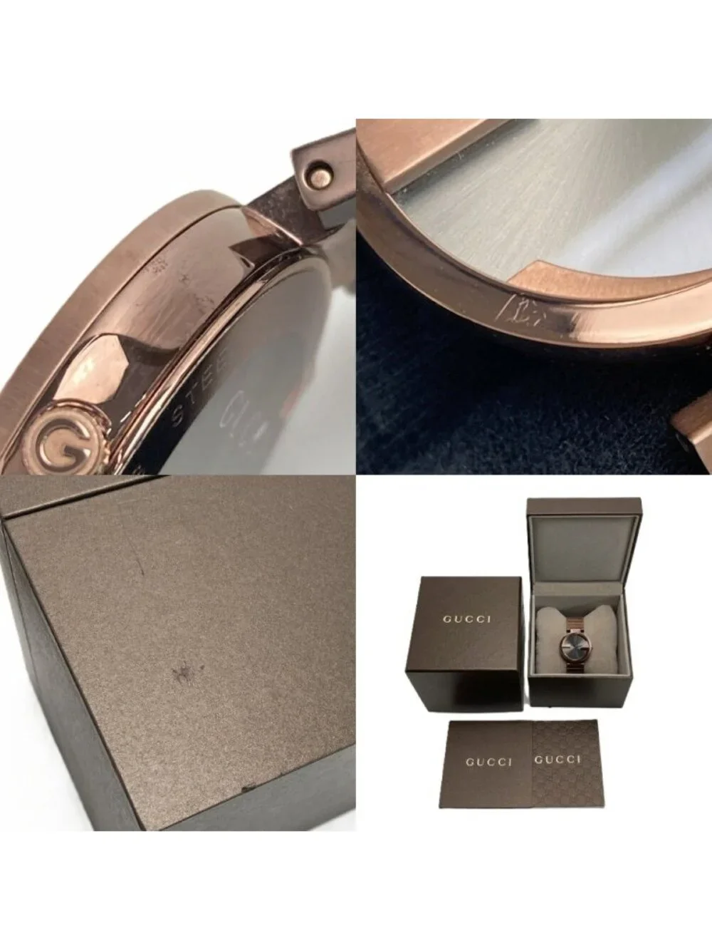 Gucci Interlocking 133.3 Gray Quartz Watch Box Instruction Manual